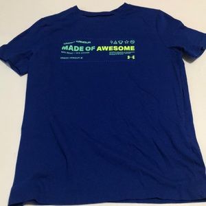 Boy’s Blue Under Armour Short-Sleeve